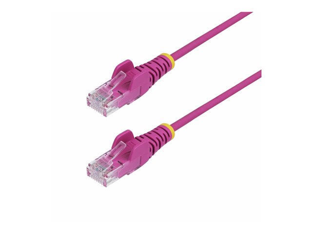 10m Pink Slim CAT6 Ethernet Cable