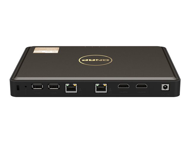 QNAP TBS-464 NASbook - NAS server - 4 bays - RAID RAID 0, 1, 5, 6, 10 - RAM 8 GB - 2.5 Gigabit Ethernet - iSCSI support