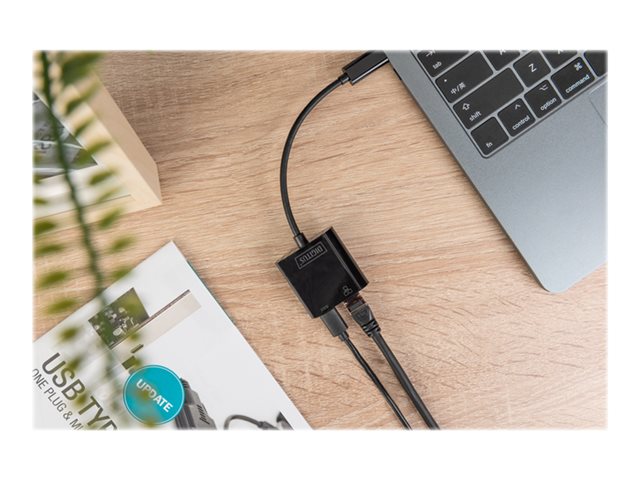 USB-Type-C Gigabit Ethernet Adapter + PD