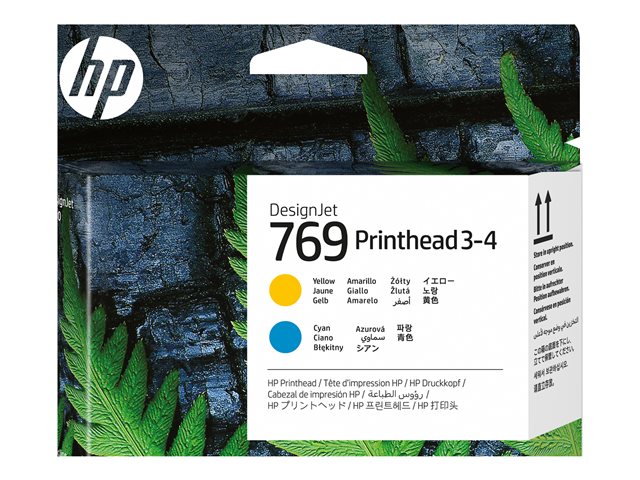 769 Yellow Cyan 3-4 DesignJet Printhead