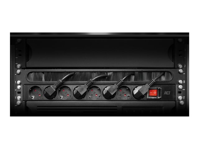 PDU CEE7/7-TYPE F (8X) +SWITCH. 1 stk