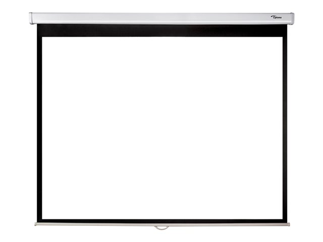 Optoma DS-3084PWC - Projection screen - ceiling mountable, wall mountable - 84\" (213 cm) - 4:3 - Matte White - white