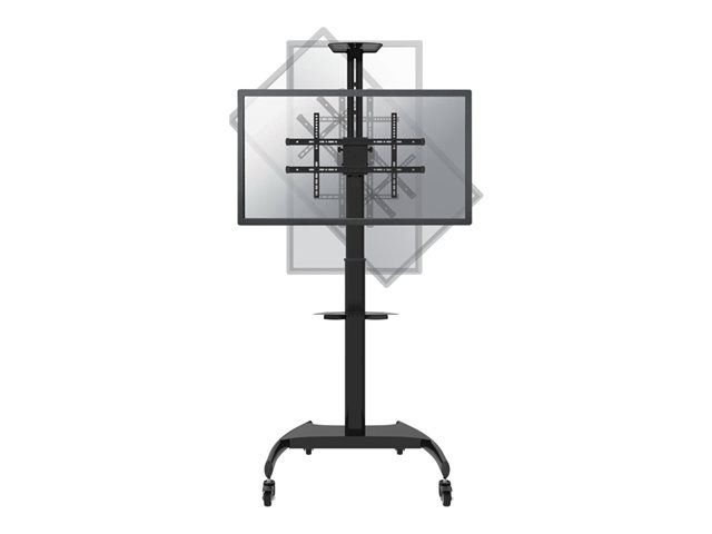 Neomounts PLASMA-M1900E - Cart - for flat panel / AV equipment - black - screen size: 37\"-70\"