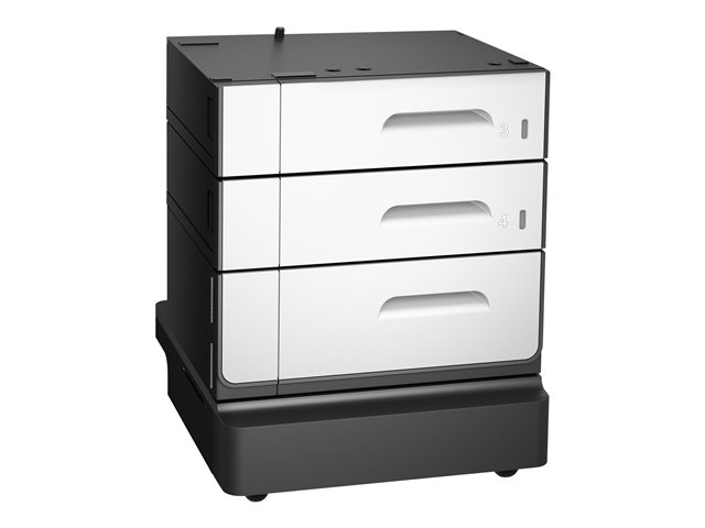 HP Paper Tray and Stand - Media tray - 1000 sheets in 2 tray(s) - for PageWide MFP 377, PageWide Managed MFP P57750, P55250, PageWide Pro 452, 477, 552, 577