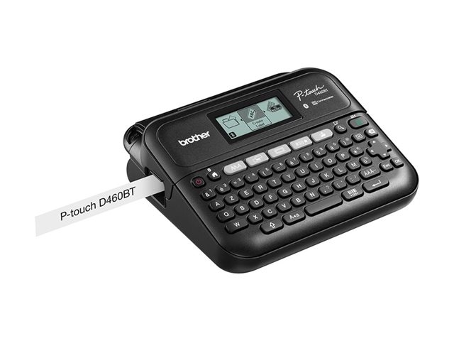 Brother P-Touch PT-D460BTVP - Labelmaker - B/W - thermal transfer - 18 mm width - 180 dpi - up to 30 mm/sec - USB, Bluetooth 5.0 - cutter - 5 line printing, mirror print, vertical print, multi-copy printing - black