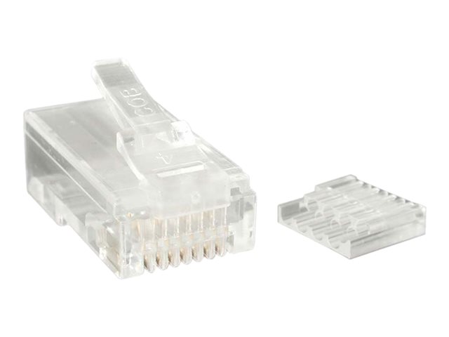 StarTech.com Cat 6 RJ45 Stranded Modular Plug Connector - 50 Pack (CRJ45C6STR50) - Network connector - RJ-45 (M) - CAT 6 - stranded - clear (pack of 50) - for P/N: R300WN22MO5E, R300WN22MO5G, R300WN22MOD, R300WN22MOD5, R300WN22ODE, R300WN22ODG