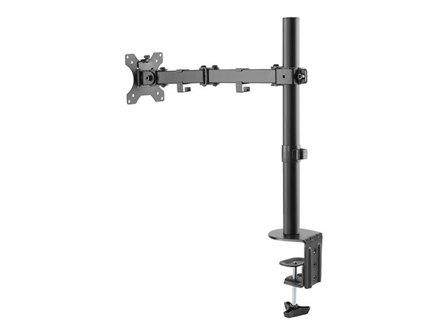 Neomounts FPMA-D550 - Mounting kit - full-motion - for LCD display - steel - black - screen size: 10\"-32\" - clamp mountable, grommet, desk-mountable