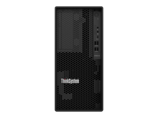 Lenovo ThinkSystem ST50 V2 7D8K - Server - tower - 5U - 1-way - 1 x Xeon E-2324G / up to 4.6 GHz - RAM 8 GB - no HDD - UHD Graphics P750 - Gigabit Ethernet - no OS - monitor: none