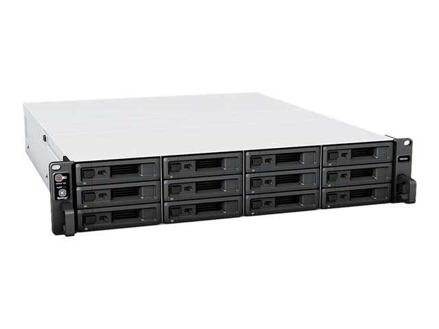 Synology RackStation RS2423+ - NAS server - 12 bays - rack-mountable - SATA 6Gb/s - RAID JBOD, RAID 0, 1, 5, 6, 10 - RAM 8 GB - Gigabit Ethernet / 10 Gigabit Ethernet - iSCSI support - 2U