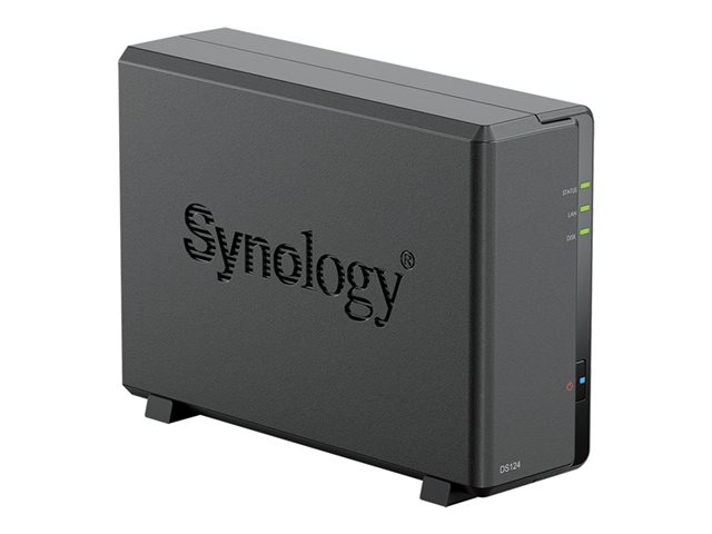 Synology Disk Station DS124 - NAS server - RAM 1 GB - Gigabit Ethernet - iSCSI support