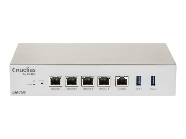 D-Link Nuclias DBG-2000 - SD-WAN gateway - GigE - cloud-managed ...