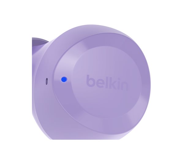 Belkin SoundForm Bolt - True wireless earphones with mic - in-ear - Bluetooth - lavender