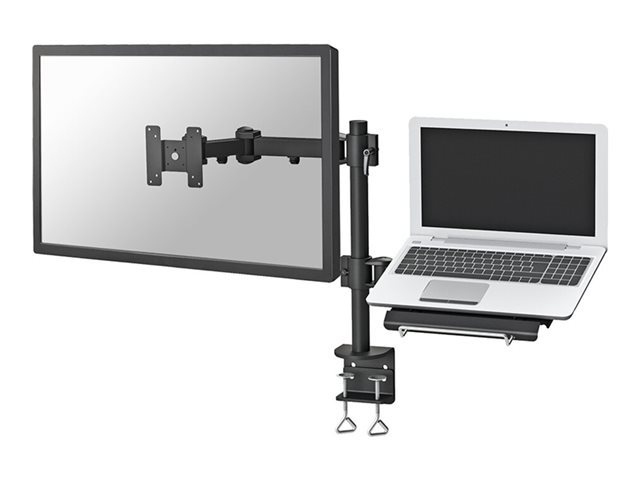 Neomounts FPMA-D960NOTEBOOK - Mounting kit - full-motion - for LCD display / notebook - black - screen size: 10\"-27\" - clamp mountable, desk-mountable
