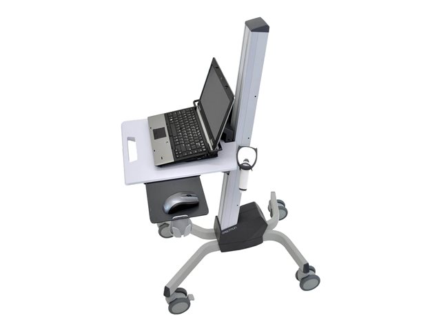 Ergotron Neo-Flex - Cart - for notebook / mouse / barcode scanner - high-grade plastic, aluminium, steel - two-tone grey - screen size: 12\"-17.3\"