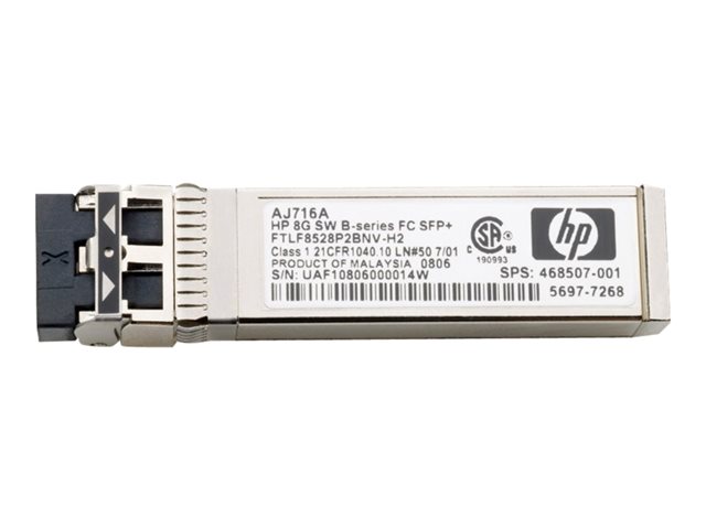HP 8Gb Shortwave B-series FC SFP+ 1 Pack
