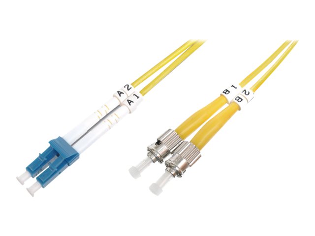 FO PATCH CORD DUPLEX LC TO ST SM OS2 0