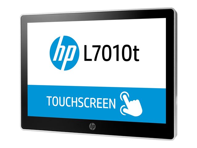 HP L7010t Retail Touch Monitor - LED monitor - 10.1\" - touchscreen - 1280 x 800 @ 60 Hz - ADS-IPS - 220 cd/m² - 800:1 - 30 ms - DisplayPort - HP black, asteroid
