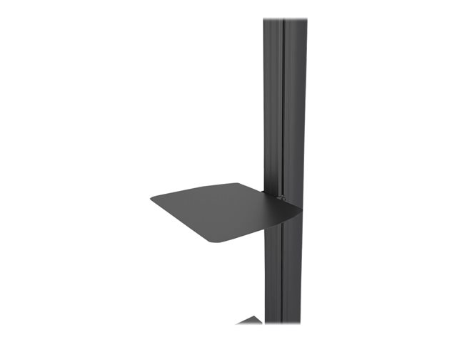 Neomounts NMPRO-AVSHELF - Mounting component (shelf) - for AV System - black - pole mount