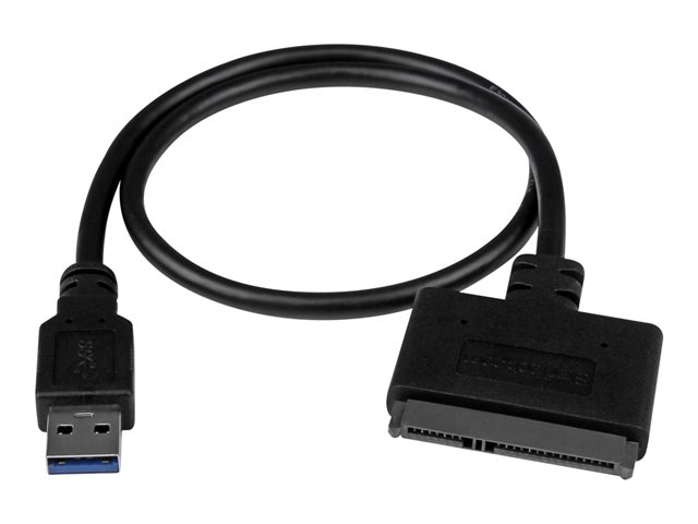 StarTech.com USB 3.1 to 2.5\" SATA Hard Drive Adapter - USB 3.1 Gen 2 10Gbps with UASP External HDD/SSD Storage Converter (USB312SAT3CB) - Storage controller - 2.5\" - SATA 6Gb/s - USB 3.1 (Gen 2) - black