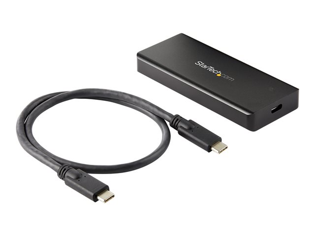 StarTech.com USB-C 10Gbps M.2 NVMe PCIe SSD Enclosure, Rugged Aluminum External M.2 PCIe M-Key Case IP67 Rated, 1GB/s Read/Write, Supports 2230/2242/2260/2280, TB3 Compatible, Mac/PC - 1.6ft USB-C Cable Incl - Storage enclosure - M.2 - M.2 Card - USB 3.2 (Gen 2) - black - for P/N: PEXUSB321C