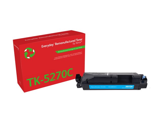 Everyday - Cyan - compatible - box - remanufactured - toner cartridge (alternative for: Kyocera TK-5270C) - Green World Alliance return programme