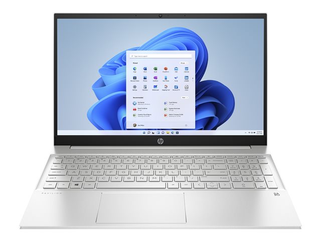 HP Pavilion Laptop 15-eh2007nb - AMD Ryzen 5 5625U - Win 11 Home in S mode - Radeon Graphics - 8 GB RAM - 512 GB SSD NVMe - 15.6\" IPS 1920 x 1080 (Full HD) - Wi-Fi 6 - natural silver (base), natural silver aluminium (cover and keyboard frame) - kbd: Belgium