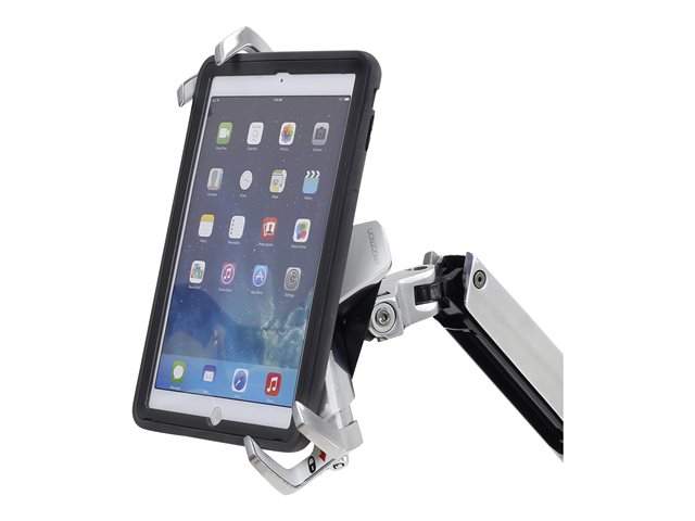 Ergotron - Mounting component (mount) - for tablet - lockable - metal, composite - screen size: 7.9\"-13\" - arm mountable - for Ergotron NX