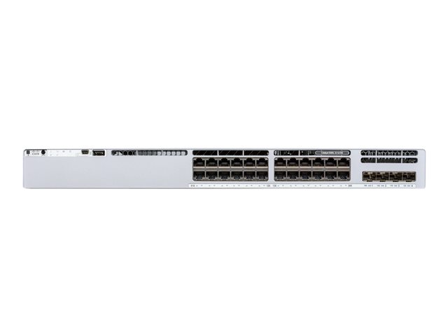 Cisco Catalyst 9300L - Network Advantage - switch - L3 - Managed - 16 x 10/100/1000 (UPOE) + 2 x 40Gb Ethernet + 8 x 1/2.5/5/10GBase-T - rack-mountable - UPOE (722 W)