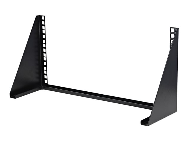 StarTech.com 5U Vertical Wall Mount Rack - 19in Low Profile Open Wall Mounting Bracket - Network/Server Room/Data/AV/IT/Patch Panel/Communication/Computer Equipment - w/ Cage Nuts/Screws - Rack open frame - 2-post - wall mountable - black - 5U - 19\"