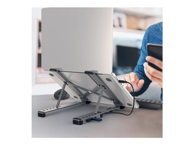 Laptop Stand with USB 4-Port Hub