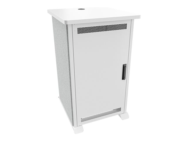 Middle Atlantic Forum - Cart - PET felt, steel - designer white, silver grey - TAA Compliant