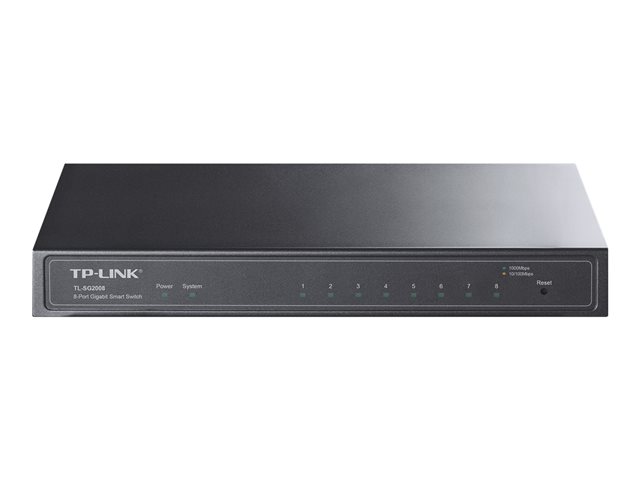TP-Link TL-SG2008 - Switch - Managed - 8 x 10/100/1000 - desktop