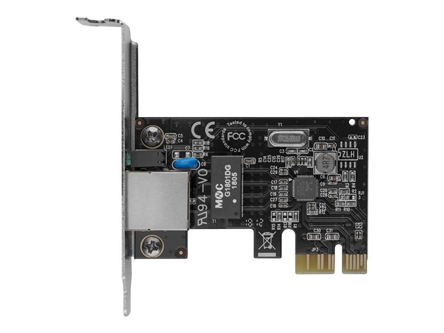 StarTech.com 1 Port PCIe Network Card - Low Profile - RJ45 Port - Realtek RTL8111H Chipset - Ethernet Network Card - NIC Server Adapter Network Card (ST1000SPEX2L) - Network adapter - PCIe low profile - Gigabit Ethernet x 1