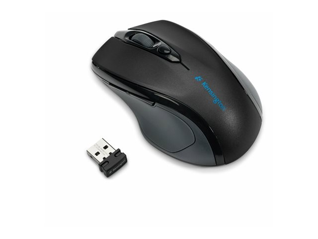 Kensington Pro Fit Mid-Size - Mouse - right-handed - optical - 5 buttons - wired - USB - black