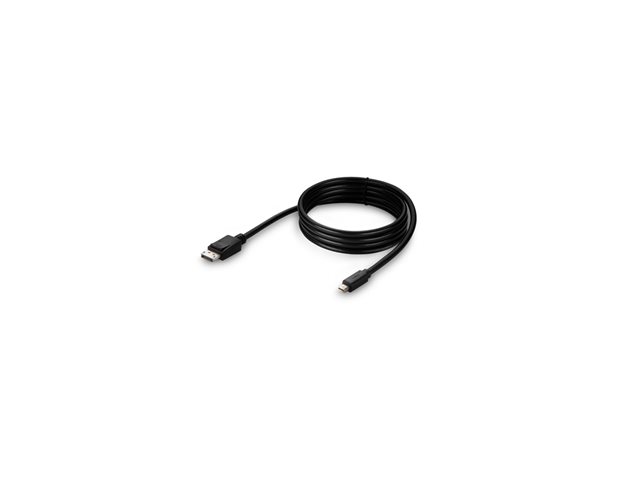 Belkin Secure KVM Video Cable - DisplayPort cable - TAA Compliant - DisplayPort (M) to Mini DisplayPort (M) - 3.05 m - passive, 4K support - black