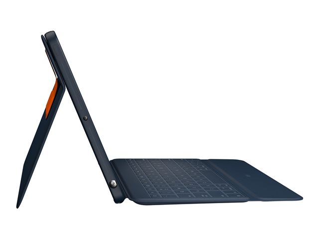 Logitech Rugged Combo 3 For Education - Keyboard and folio case - Apple Smart connector - K-12 education - for Apple 10.2-inch iPad (7th generation, 8th generation, 9th generation)