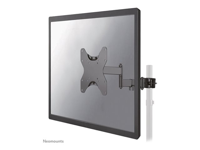 Neomounts FL40-450BL12 - Mounting kit (pole mount) - full-motion - for TV - black - screen size: 23\"-42\"