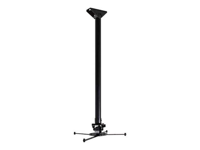 B-TECH PRO Install BT899XL-FD - Mounting kit (ceiling mount) - micro adjustment - for projector - extra-large - black