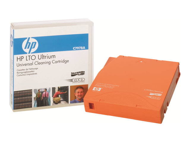 HPE Ultrium Universal Cleaning Cartridge - LTO Ultrium - orange - cleaning cartridge - for HPE T950, T950 3, T950 6, StoreEver MSL2024, MSL3040, MSL4048, MSL6480, SureStore Ultrium