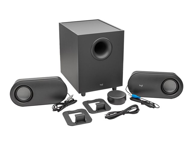 Logitech Z407 - Android Edition - speaker system - for PC - 2.1-channel - wireless - Bluetooth - USB - 40 Watt (Total) - graphite grey
