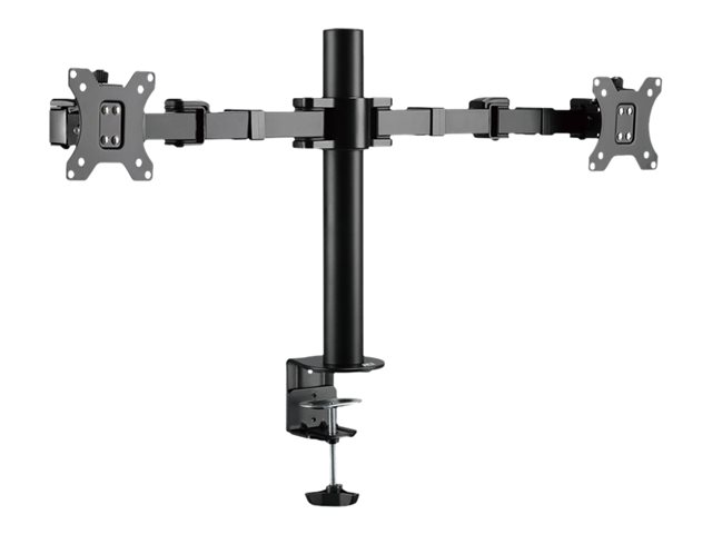 ACT - Bevestigingskit (klem, pakkingringklem, stand) - verstelbare dubbele armen - voor 2 LCD- / plasma-panelen - plastic, staal - schermgrootte: 10\"-32\" - te monteren op bureau