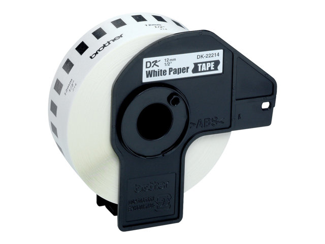 Brother DK-22214 - White - Roll (1.2 cm x 30.5 m) thermal paper - for Brother QL-1050, 1060, 1110, 500, 550, 560, 570, 580, 600, 650, 700, 710, 720, 820