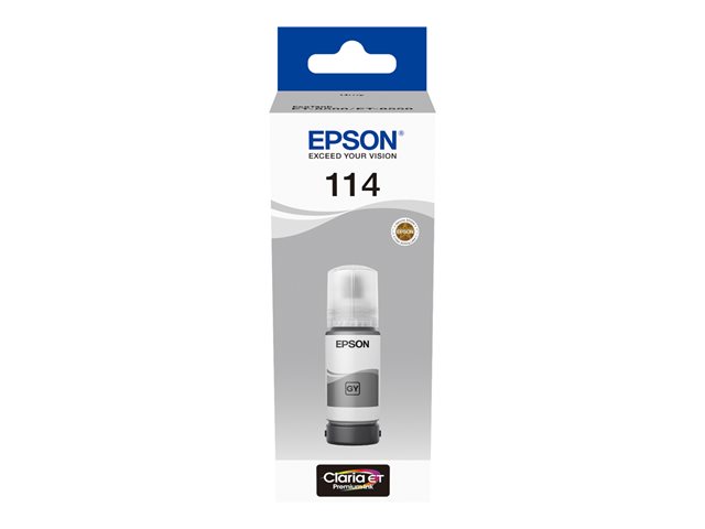 Epson EcoTank 114 - 70 ml - grey - original - ink refill - for EcoTank ET-8500, ET-8550