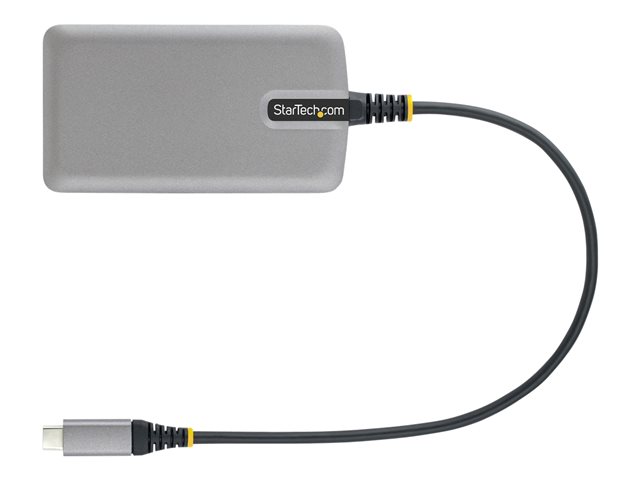 StarTech.com 4-Port USB-C Hub, USB 3.0 5Gbps, Bus Powered, USB Type-C to 4x USB-A Hub with Optional Auxiliary Power Input, Portable Desktop/Laptop USB Hub with 1ft (30cm) Attached Cable - USB Expansion Hub (5G4AB-USB-C-HUB) - Hub - 4 x USB 3.2 Gen 1