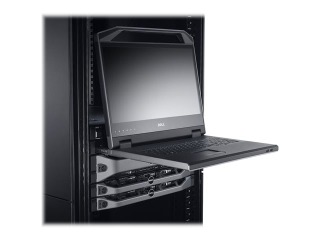 Dell FPM185 - KVM console - USB - 18.5\" - rack-mountable - 1366 x 768 - 1U