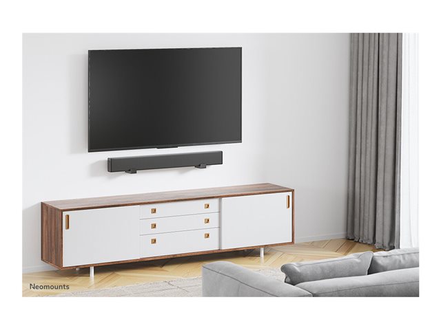 Neomounts AWL29-550BL1 - Mounting kit (universal mount) - for sound bar - black - wall-mountable