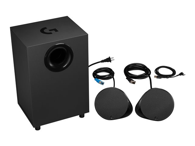Logitech G560 - Speaker system - for PC - 2.1-channel - wireless - Bluetooth - USB - 120 Watt (Total)