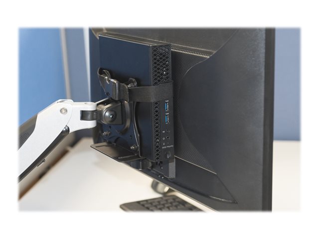 MULTIFUNCTION MINI DESK PC HOLDER FOR TABLE CLAMP OR BETWEEN VESA MOUNT VESA 75X75 100X100