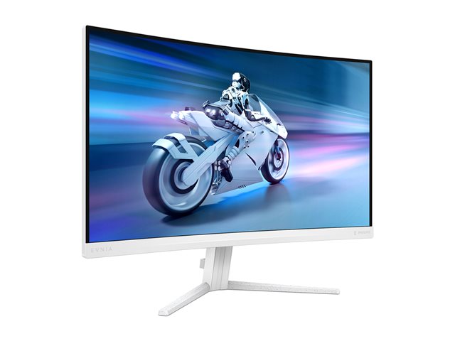 Philips Evnia 5000 27M2C5201L - LED monitor - gaming - curved - 27\" - 1920 x 1080 Full HD (1080p) @ 180 Hz - Fast VA - 3000:1 - HDR10 - 0.5 ms - 2xHDMI, DisplayPort - white