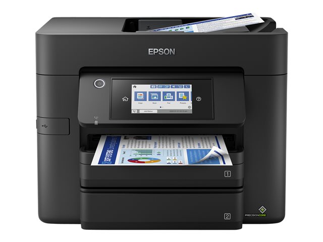 Epson WorkForce Pro WF-4830DTWF - Multifunction printer - colour - ink-jet - A4/Legal (media) - up to 25 ppm (printing) - 500 sheets - USB 2.0, LAN, Wi-Fi(n), USB host, NFC